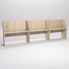 Стол оператора колл-центра секционный №6-3, Дуб Сонома