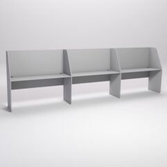 Стол оператора колл-центра секционный №6-3, Серый