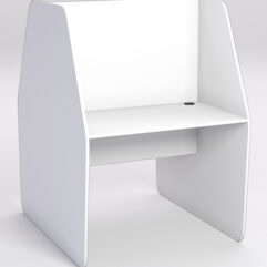 Стол оператора колл-центра двухсторонний №7-1, Белый