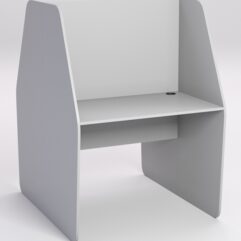 Стол оператора колл-центра двухсторонний №7-1, Серый