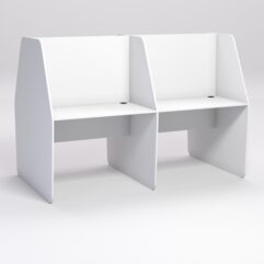 Стол оператора колл-центра секционный двухсторонний №7-2, Белый