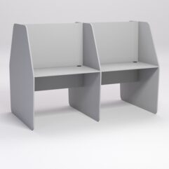 Стол оператора колл-центра секционный двухсторонний №7-2, Серый