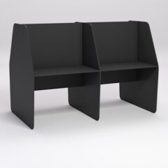 Стол оператора колл-центра секционный двухсторонний №7-2, Черный