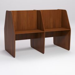 Стол оператора колл-центра секционный двухсторонний №7-2, Орех