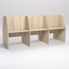 Стол оператора колл-центра секционный двухсторонний №7-3, Дуб Сонома