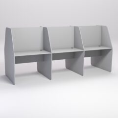 Стол оператора колл-центра секционный двухсторонний №7-3, Серый