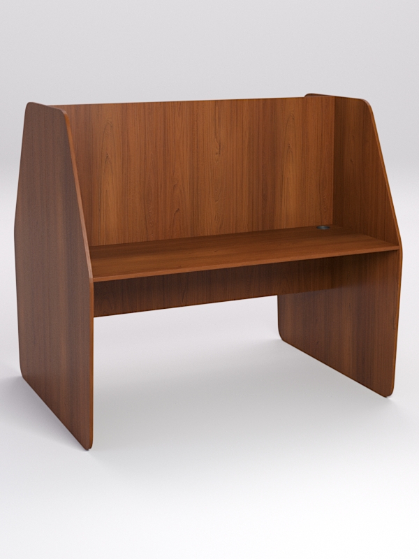 Стол оператора колл-центра двухсторонний №8-1, Орех