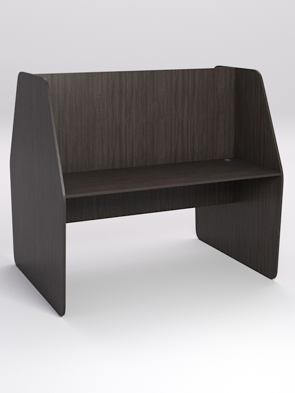 Стол оператора колл-центра двухсторонний №8-1, Дуб Венге