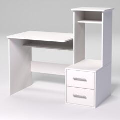 Компьютерный стол МЕНЕДЖЕР №9, Белый