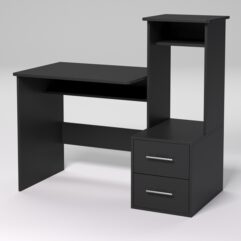 Компьютерный стол МЕНЕДЖЕР №9, Черный