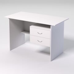 Компьютерный стол МЕНЕДЖЕР №15, Белый