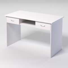 Компьютерный стол МЕНЕДЖЕР №18, Белый