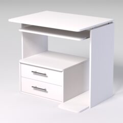 Компьютерный стол МЕНЕДЖЕР №25, Белый