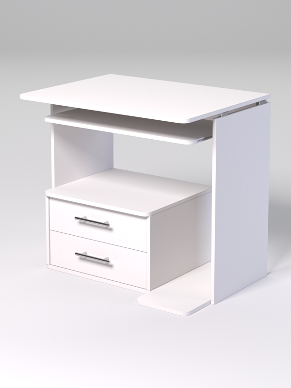 Компьютерный стол МЕНЕДЖЕР №25, Белый