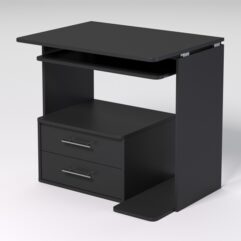 Компьютерный стол МЕНЕДЖЕР №25, Черный