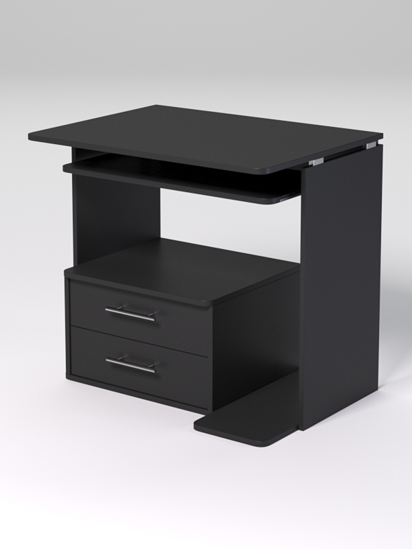 Компьютерный стол МЕНЕДЖЕР №25, Черный
