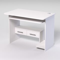 Компьютерный стол МЕНЕДЖЕР №26, Белый