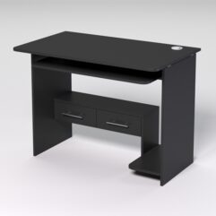 Компьютерный стол МЕНЕДЖЕР №26, Черный