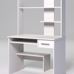 Компьютерный стол МЕНЕДЖЕР №30, Белый