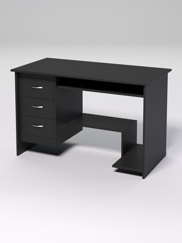 Компьютерный стол МЕНЕДЖЕР №31, Черный