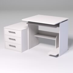 Компьютерный стол МЕНЕДЖЕР №32, Белый