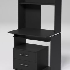 Компьютерный стол МЕНЕДЖЕР №33, Черный