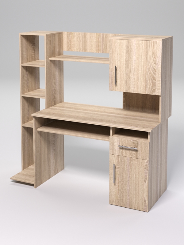 Компьютерный стол МЕНЕДЖЕР №38, Дуб Сонома