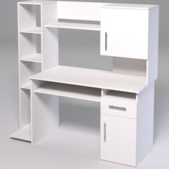 Компьютерный стол МЕНЕДЖЕР №38, Белый