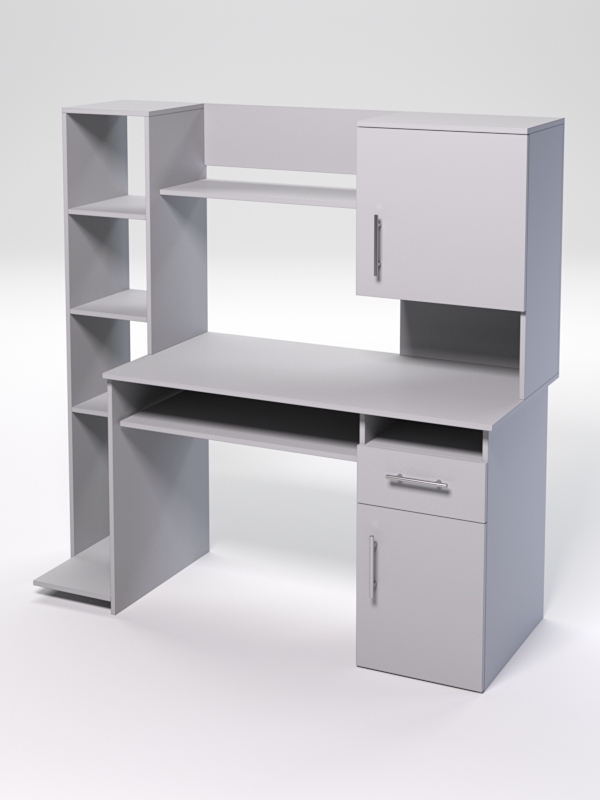Компьютерный стол МЕНЕДЖЕР №38, Серый