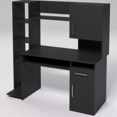 Компьютерный стол МЕНЕДЖЕР №38, Черный