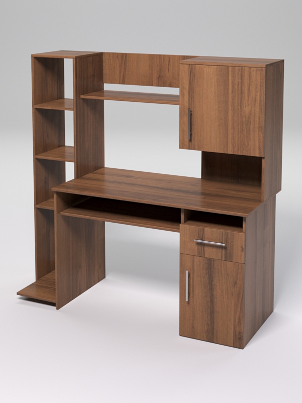 Компьютерный стол МЕНЕДЖЕР №38, Орех