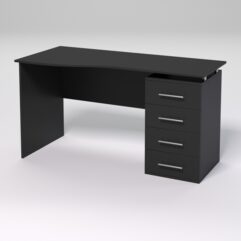Компьютерный стол МЕНЕДЖЕР №40, Черный