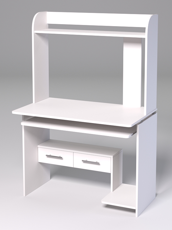 Компьютерный стол МЕНЕДЖЕР №41, Белый