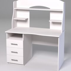 Компьютерный стол МЕНЕДЖЕР №43, Белый