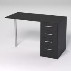 Компьютерный стол МЕНЕДЖЕР №46, Черный