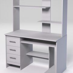 Компьютерный стол МЕНЕДЖЕР №47, Серый