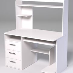 Компьютерный стол МЕНЕДЖЕР №48, Белый