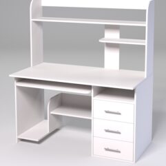 Компьютерный стол МЕНЕДЖЕР №49, Белый