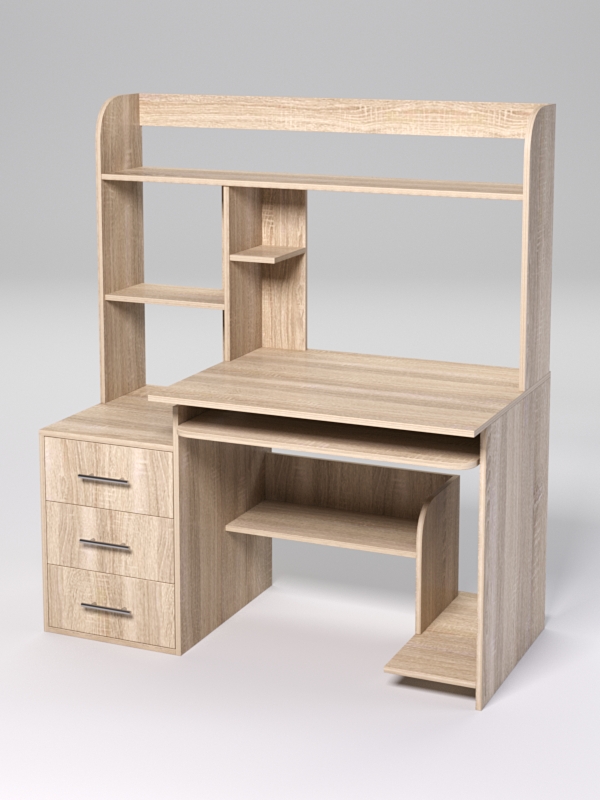 Компьютерный стол МЕНЕДЖЕР №50, Дуб Сонома