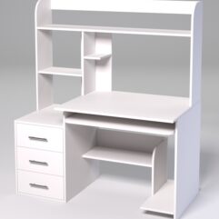 Компьютерный стол МЕНЕДЖЕР №50, Белый