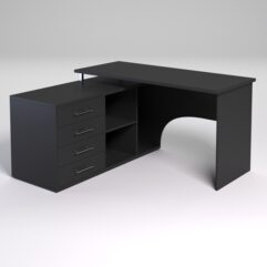 Компьютерный стол МЕНЕДЖЕР №52, Черный