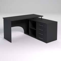 Компьютерный стол МЕНЕДЖЕР №53, Черный