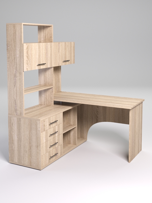 Компьютерный стол МЕНЕДЖЕР №55, Дуб Сонома