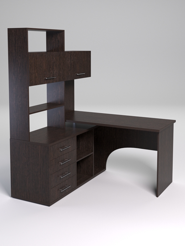 Компьютерный стол МЕНЕДЖЕР №55, Дуб Венге
