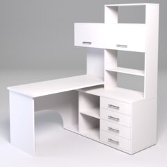 Компьютерный стол МЕНЕДЖЕР №56, Белый