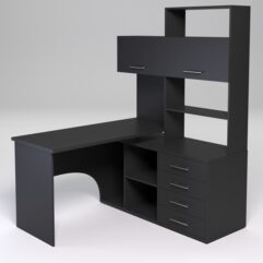 Компьютерный стол МЕНЕДЖЕР №56, Черный