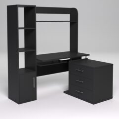 Компьютерный стол МЕНЕДЖЕР №58, Черный