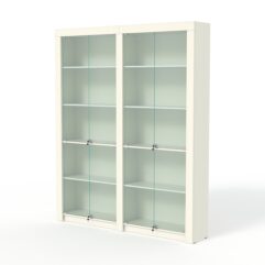 Комплект стеллажей из ДСП Модерн №1А, Белый