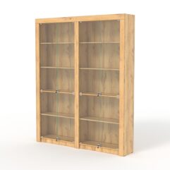 Комплект стеллажей из ДСП Модерн №1А, Дуб Золотистый