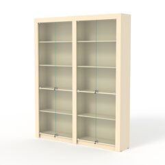 Комплект стеллажей из ДСП Модерн №1А, Крем Вайс